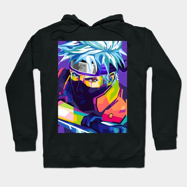 Anime Kakashi wpap Hoodie by My city